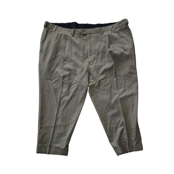 Roundtree & Yorke Tan Dress Pants Size 46x29 - Picture 1 of 4